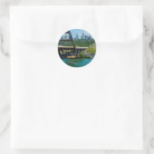 Austin, Texas von 360 Bridge Runder Aufkleber (Tasche)