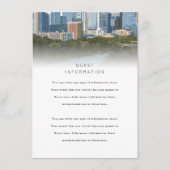 Austin Texas Wedding Insert (Vorderseite)