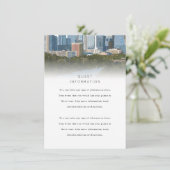 Austin Texas Wedding Insert (Stehend Vorderseite)