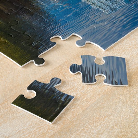 Austin Texas Weird City Limits von Austin Skyline  Puzzle (Seite)