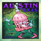 Austin Texas Window Clying Fensteraufkleber (Blatt 3)