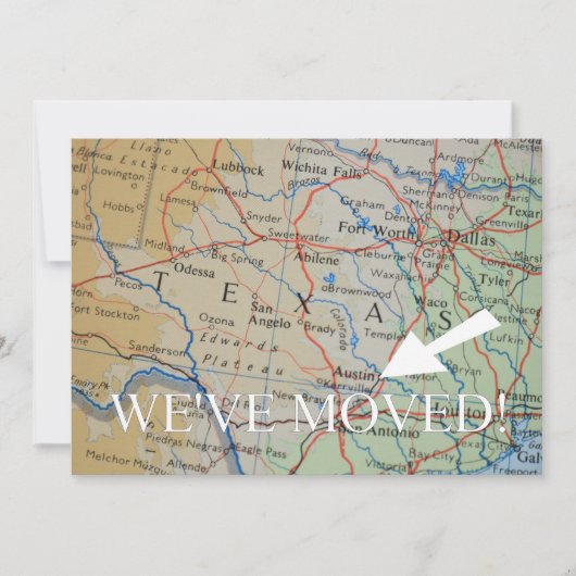 Austin, Texas Wir haben die Ankündigung einer neue (Vorderseite)