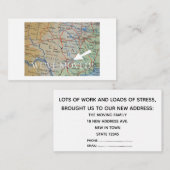 Austin, Texas Wir haben eine neue Adresskarte vers Begleitkarte (Vorne/Hinten)