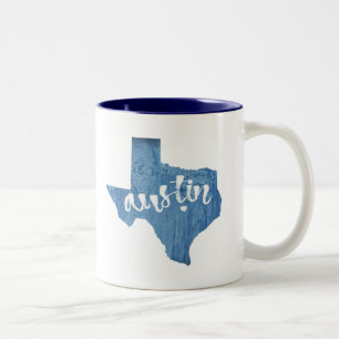 Austin, Texas Zweifarbige Tasse