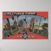 Austin, TexasLarge Letter ScenesAustin, TX Poster (Vorne)