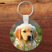 Austin The Golden Labrador Schlüsselanhänger (Vorderseite)