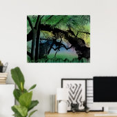 Austin Tree Cat Poster (Heimbüro)