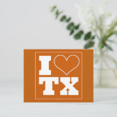 Austin (TX) Einladung Tailgate Postkarte (Stehend Vorderseite)