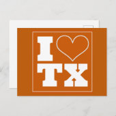 Austin (TX) Einladung Tailgate Postkarte (Vorne/Hinten)