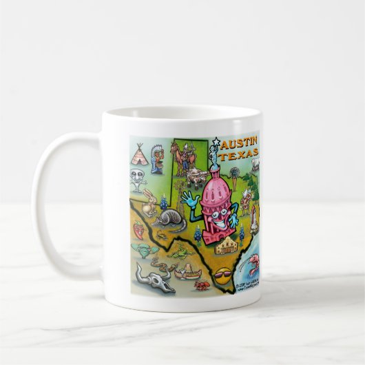 Austin TX Kaffeetasse (Links)