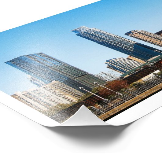 Austin, TX Skyline Fotodruck (Ecke)