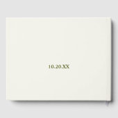 Austin, TX Wedding Gästebuch (Rückseite)