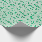 Austin, TX Wrapping Paper Geschenkpapier (Ecke)