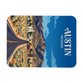 Austin USA Magnet (Horizontal)