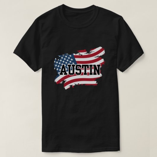 Austin USA T-Shirt (Design vorne)