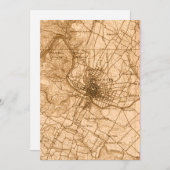 Austin Vintag Map Feiertagskarte (Vorne/Hinten)