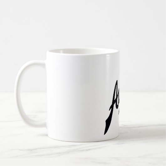 Austin Vintage Car badge Kaffeetasse (Links)