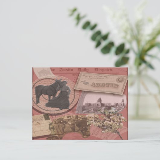 Austin Vintage Postkarten (Stehend Vorderseite)