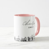 Austin Wedding Personalisiert Coffee Tasse (VorderseiteRechts)