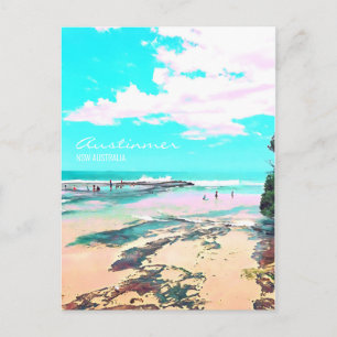 Austinmer Beach NSW Südküste Postkarte