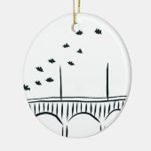 Austins Kongress-Brücke Keramik Ornament (Links)