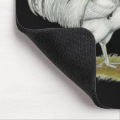 Austra Weiß-Hühner Mousepad (Ecke)