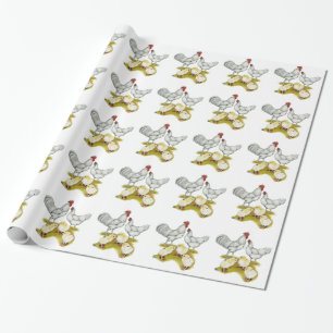 Austra White Familie Geschenkpapier