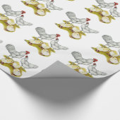 Austra White Family Geschenkpapier (Ecke)