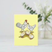 Austra White Family Postkarte (Stehend Vorderseite)