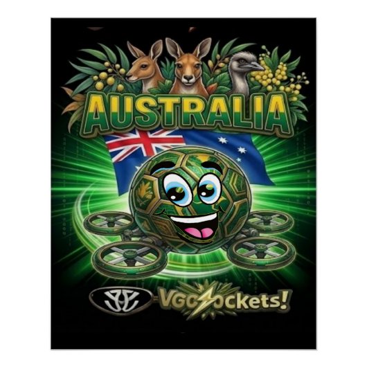 Austrailia-GBall-001 Poster (Vorderseite)