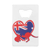 Austrailia Koala Kangaroo Geldbeutel Flaschenöffner (Rückseite)