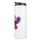 Austrailia USA Kangaroo Koala Thermosbecher (Nach rechts gedreht)