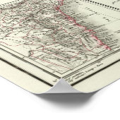 Austral-Kontinent Poster (Ecke)