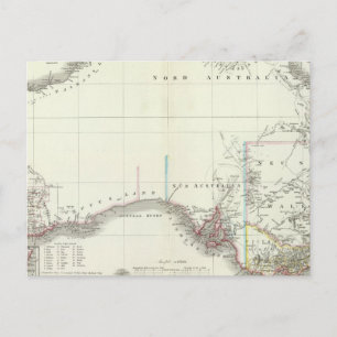 Austral-Kontinent Postkarte