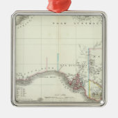 Austral-Kontinent Silbernes Ornament (Vorne)