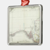 Austral-Kontinent Silbernes Ornament (Links)