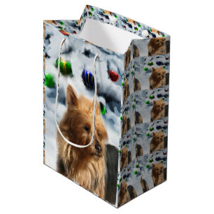 Australaian Terrier Weihnachten Mittlere Geschenktüte