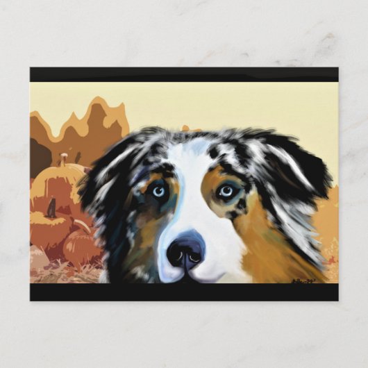 AUSTRALAN SHEPHERD POSTKARTE (Vorderseite)