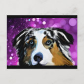 AUSTRALAN SHEPHERD POSTKARTE (Vorderseite)