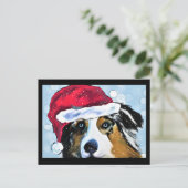 AUSTRALAN SHEPHERD POSTKARTE (Stehend Vorderseite)