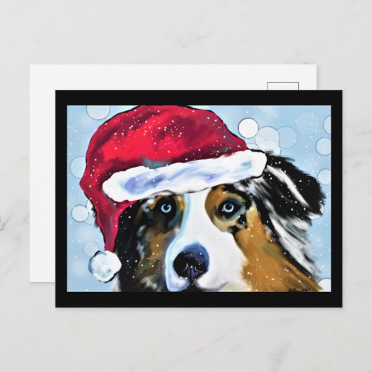 AUSTRALAN SHEPHERD POSTKARTE (Vorne/Hinten)