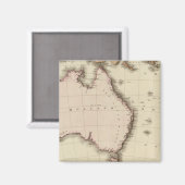 Australasien Magnet (Vorderseite/Rückseite)