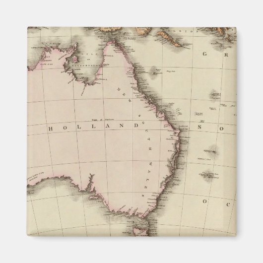 Australasien Magnet (Vorne)