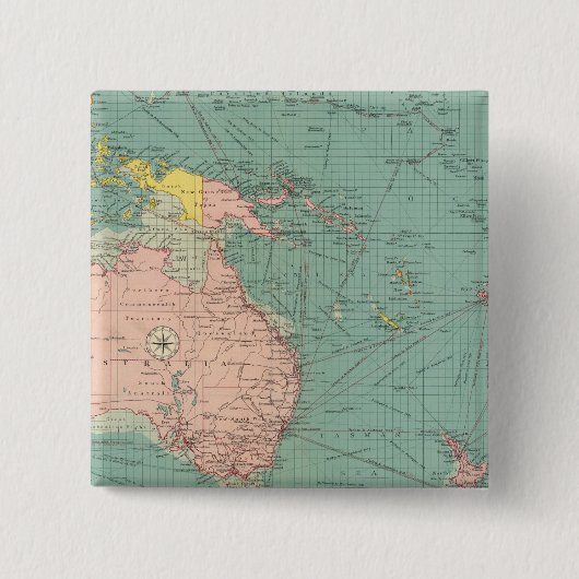 Australasische, polynesische Häfen Button (Vorderseite)