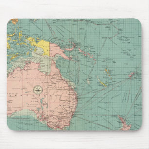 Australasische, polynesische Häfen Mousepad