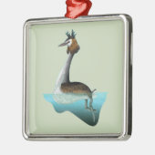 Australasischer Krautfisch Puteketeke Ornament Aus Metall (Links)