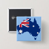 Australflaggenkarte Button (Vorne & Hinten)