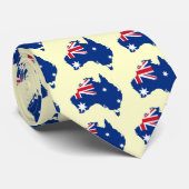 Australflaggenkarte Krawatte (Gerollt)