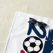 Australia 2026 Soccer Fan Design Flag Colors Strandtuch (Beispiel)