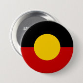 Australia Aboriginal Flag Button (Vorne & Hinten)